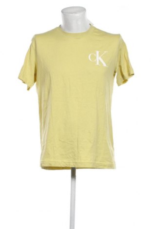 Мъжка тениска Calvin Klein Jeans, Размер M, Цвят Жълт, Цена 68,00 лв.