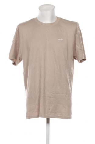 Мъжка тениска Hollister, Размер XL, Цвят Бежов, Цена 29,00 лв.