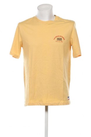 Ανδρικό t-shirt Jack & Jones, Μέγεθος L, Χρώμα Κίτρινο, Τιμή 13,92 €