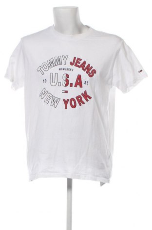 Мъжка тениска Tommy Hilfiger, Размер XL, Цвят Бял, Цена 34,68 лв.