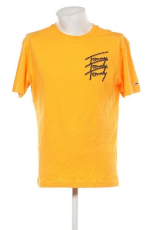 Мъжка тениска Tommy Hilfiger, Размер L, Цвят Жълт, Цена 44,20 лв.