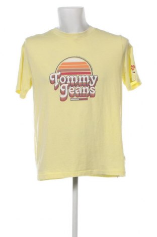 Мъжка тениска Tommy Hilfiger, Размер XL, Цвят Жълт, Цена 68,00 лв.