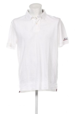 Męski T-shirt Tommy Hilfiger, Rozmiar XL, Kolor Biały, Cena 226,62 zł