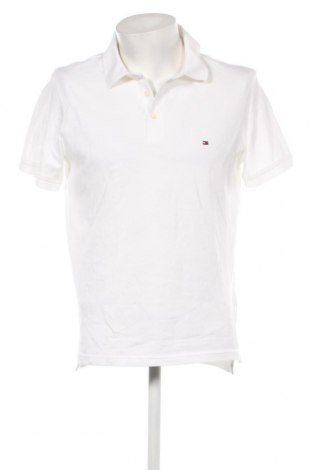 Męski T-shirt Tommy Hilfiger, Rozmiar XL, Kolor Biały, Cena 226,62 zł