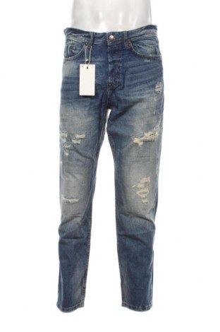 Мъжки дънки Zara Man, Размер M, Цвят Син, Цена 34,02 лв.