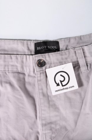 Pantaloni scurți de bărbați Brave Soul, Mărime S, Culoare Gri, Preț 45,79 Lei