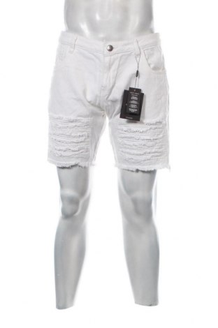 Мъжки къс панталон NIGHT ADDICT, Размер L, Цвят Бял, Цена 18,56 лв.