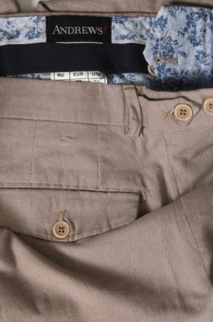 Pánske nohavice  Andrews, Veľkosť S, Farba Béžová, Cena  15,35 €