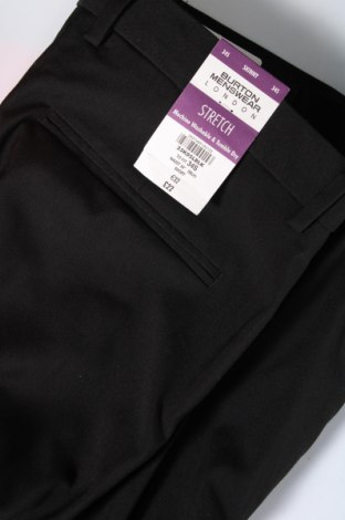 Pantaloni de bărbați Burton of London, Mărime M, Culoare Negru, Preț 37,20 Lei