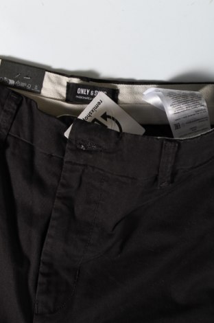 Ανδρικό παντελόνι Only & Sons, Μέγεθος L, Χρώμα Μαύρο, Τιμή 6,16 €