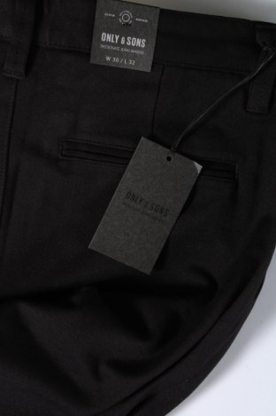 Pantaloni de bărbați Only & Sons, Mărime S, Culoare Negru, Preț 27,24 Lei