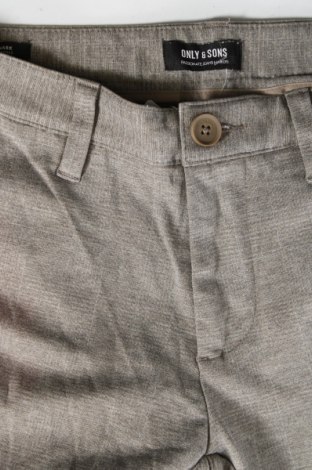 Ανδρικό παντελόνι Only & Sons, Μέγεθος S, Χρώμα Γκρί, Τιμή 10,20 €