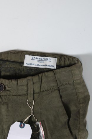 Мъжки панталон Springfield, Размер S, Цвят Зелен, Цена 19,68 лв.