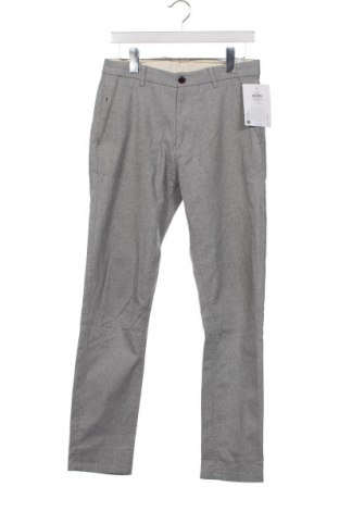 Мъжки панталон Zara, Размер S, Цвят Сив, Цена 14,04 лв.