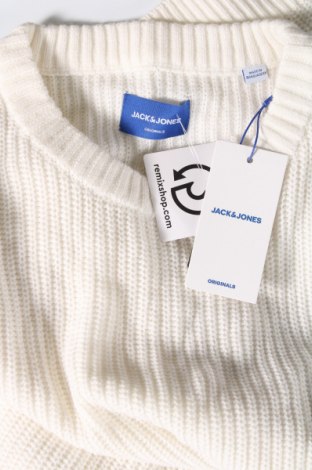 Ανδρικό πουλόβερ Jack & Jones, Μέγεθος XL, Χρώμα Εκρού, Τιμή 35,05 €