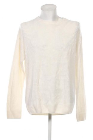 Ανδρικό πουλόβερ Jack & Jones, Μέγεθος XL, Χρώμα Εκρού, Τιμή 11,22 €