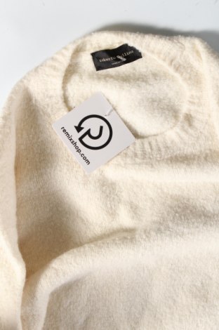 Мъжки пуловер Roberto Collina, Размер L, Цвят Бял, Цена 46,80 лв.