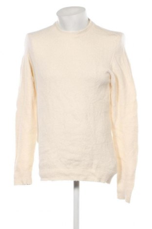 Мъжки пуловер Roberto Collina, Размер L, Цвят Бял, Цена 46,80 лв.