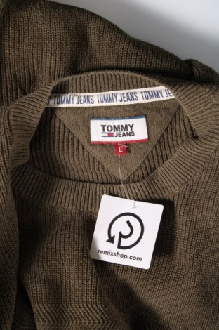 Męski sweter Tommy Hilfiger, Rozmiar L, Kolor Zielony, Cena 213,82 zł