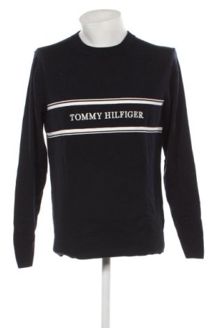Pulover de bărbați Tommy Hilfiger, Mărime L, Culoare Albastru, Preț 628,29 Lei