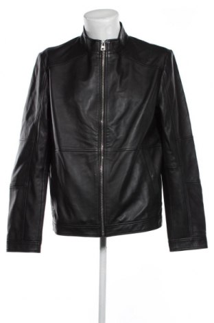 Ανδρικό δερμάτινο μπουφάν Hugo Boss, Μέγεθος XXL, Χρώμα Μαύρο, Τιμή 531,96 €