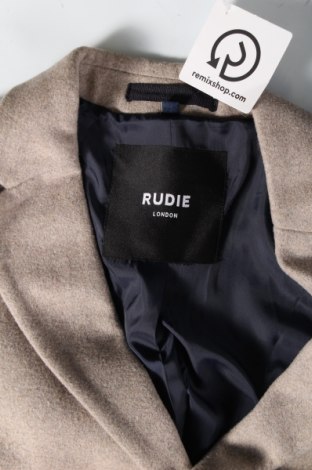 Мъжко палто Rudie, Размер S, Цвят Бежов, Цена 81,59 лв.