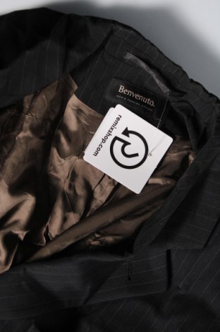 Ανδρικό σακάκι Benvenuto, Μέγεθος M, Χρώμα Μαύρο, Τιμή 5,51 €