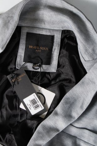 Ανδρικό σακάκι Brave Soul, Μέγεθος L, Χρώμα Γκρί, Τιμή 15,96 €