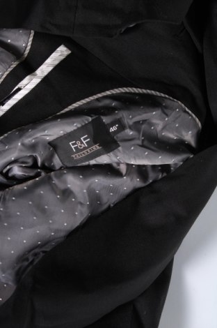 Ανδρικό σακάκι F&F, Μέγεθος M, Χρώμα Μαύρο, Τιμή 4,63 €
