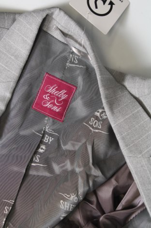 Ανδρικό σακάκι Shelby & Sons, Μέγεθος S, Χρώμα Γκρί, Τιμή 12,63 €