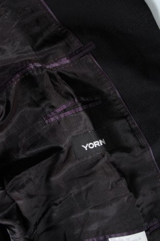 Ανδρικό σακάκι Yorn, Μέγεθος L, Χρώμα Μαύρο, Τιμή 3,54 €