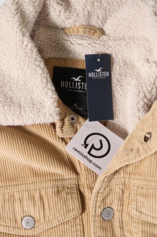 Ανδρικό μπουφάν Hollister, Μέγεθος XL, Χρώμα  Μπέζ, Τιμή 28,22 €