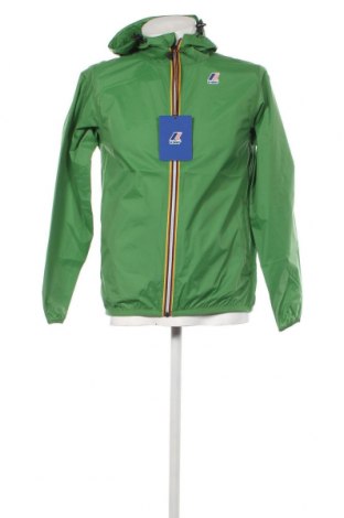 Herrenjacke K-Way, Größe S, Farbe Grün, Preis 12,95 €