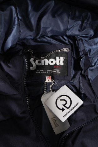 Ανδρικό μπουφάν Schott, Μέγεθος S, Χρώμα Μπλέ, Τιμή 31,11 €