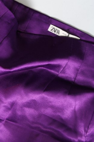 Пола Zara, Размер XS, Цвят Лилав, Цена 54,00 лв.