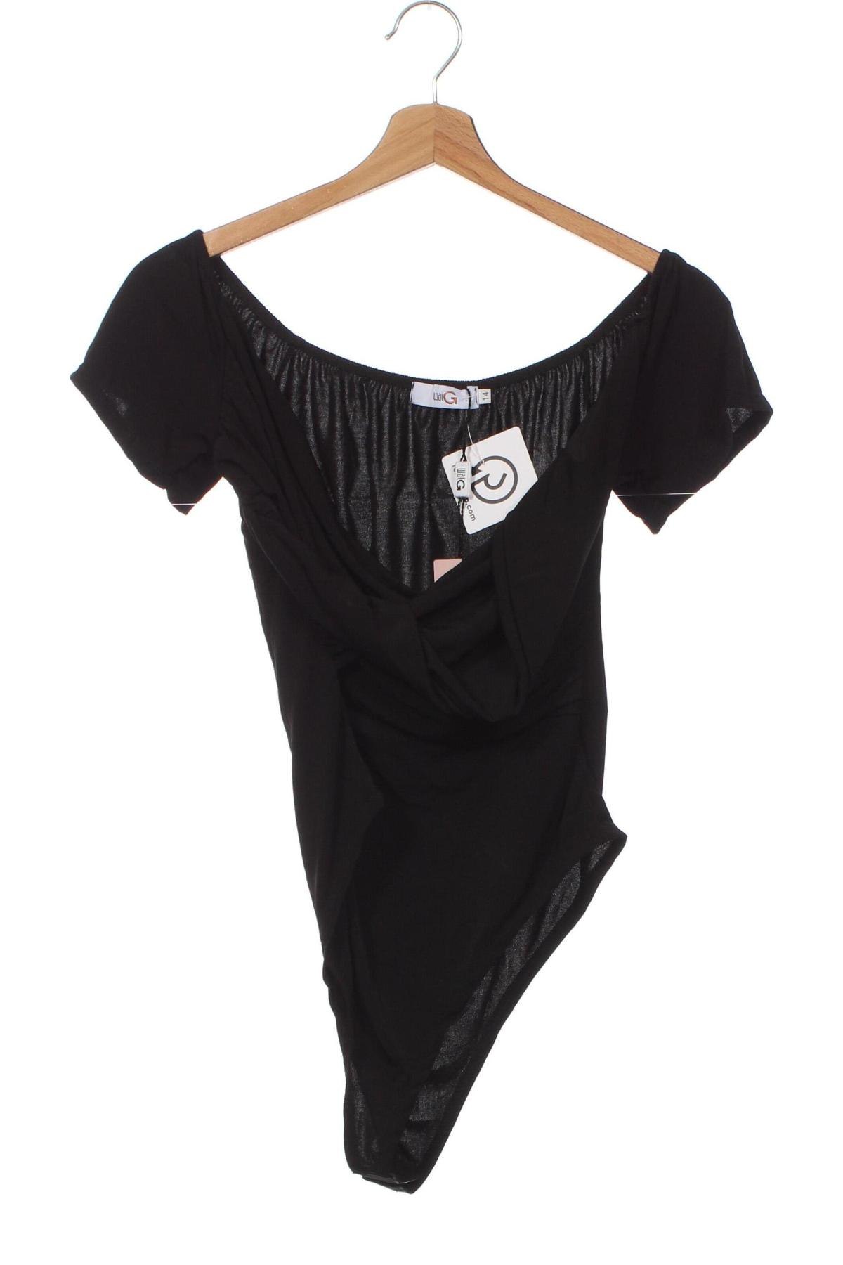 Дамска блуза - боди Wal G, Размер L, Цвят Черен, Цена 7,20 лв.