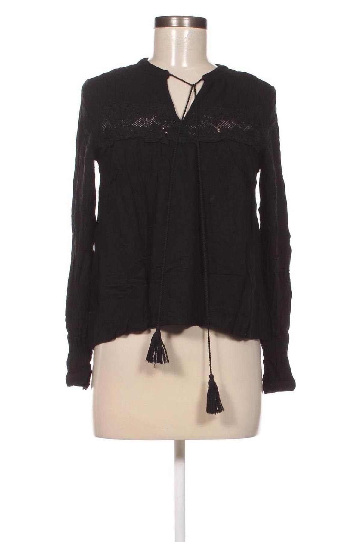 Γυναικεία μπλούζα KappAhl, Μέγεθος XS, Χρώμα Μαύρο, Τιμή 2,10 €