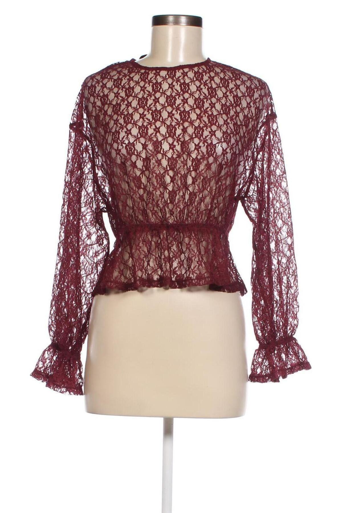 Γυναικεία μπλούζα Pieces, Μέγεθος M, Χρώμα Κόκκινο, Τιμή 5,77 €