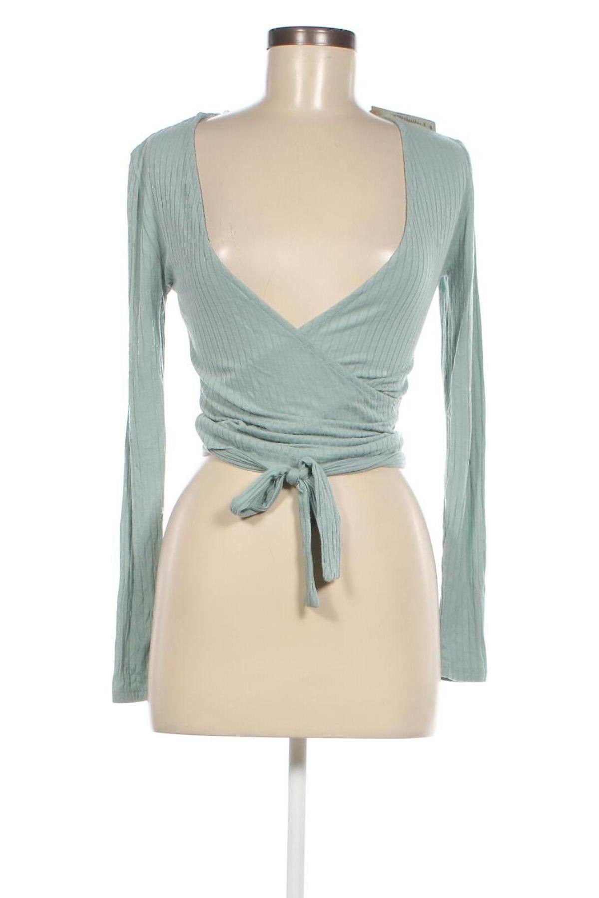 Дамска блуза Undiz, Размер M, Цвят Зелен, Цена 5,04 лв.
