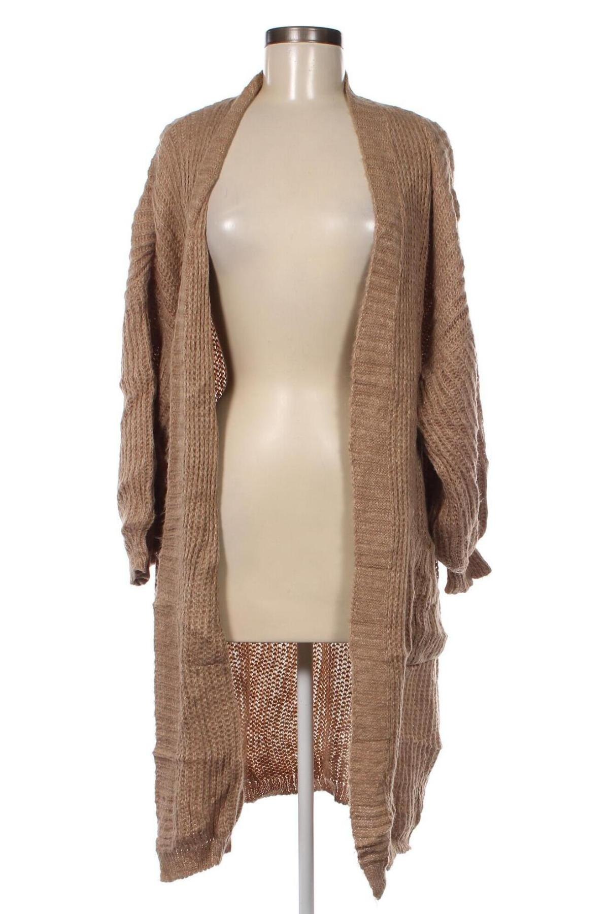 Damen Strickjacke, Größe M, Farbe Beige, Preis 2,42 €