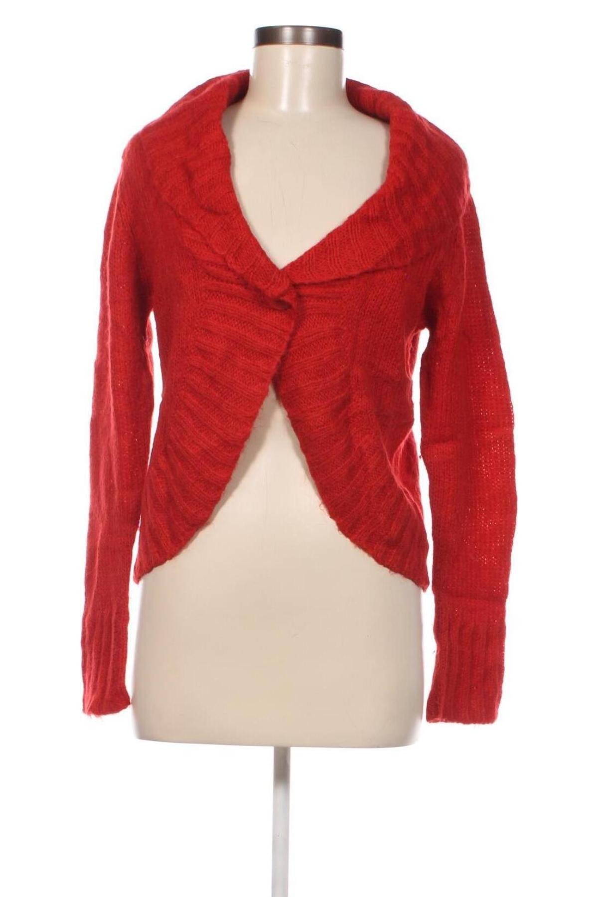 Damen Strickjacke H&M, Größe M, Farbe Rot, Preis € 2,22