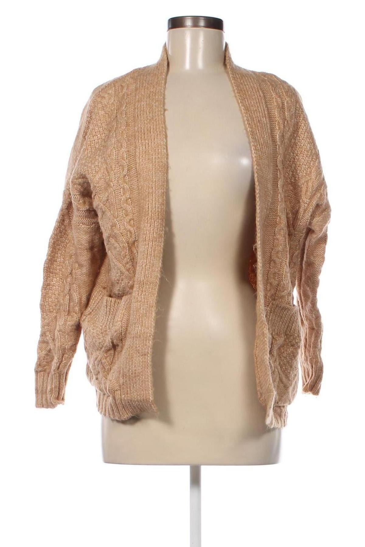 Damen Strickjacke Primark, Größe M, Farbe Beige, Preis 20,18 €