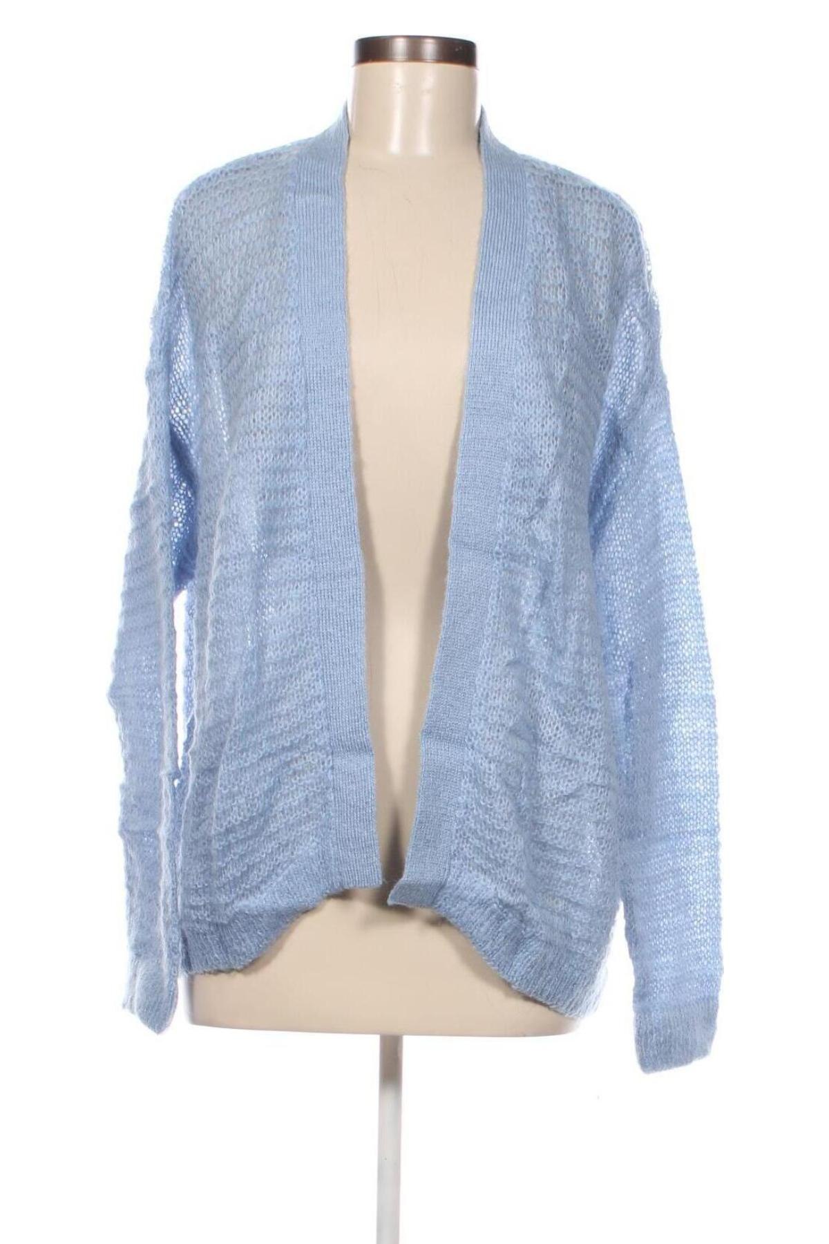 Cardigan de damă Sora, Mărime L, Culoare Albastru, Preț 14,31 Lei