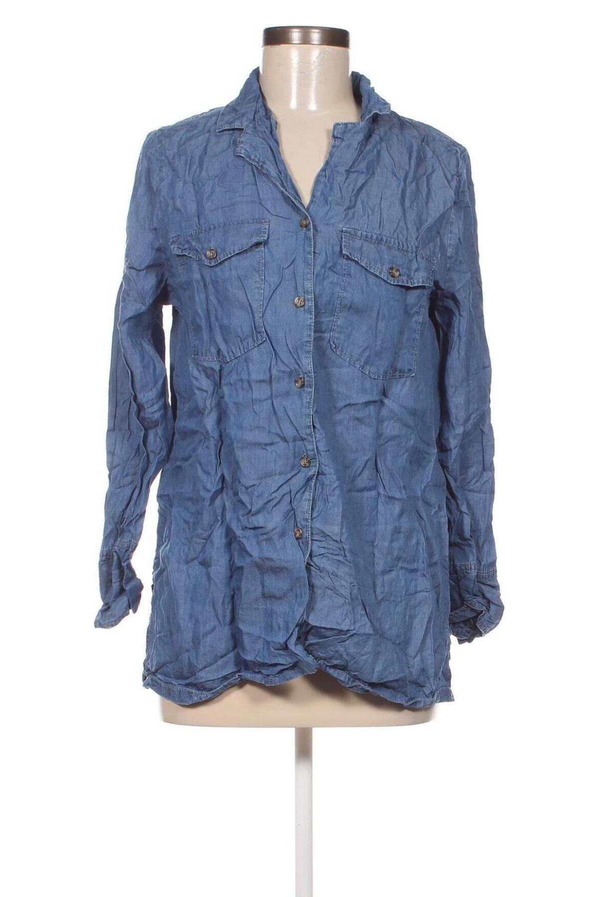 Γυναικείο πουκάμισο Bik Bok, Μέγεθος XS, Χρώμα Μπλέ, Τιμή 15,46 €