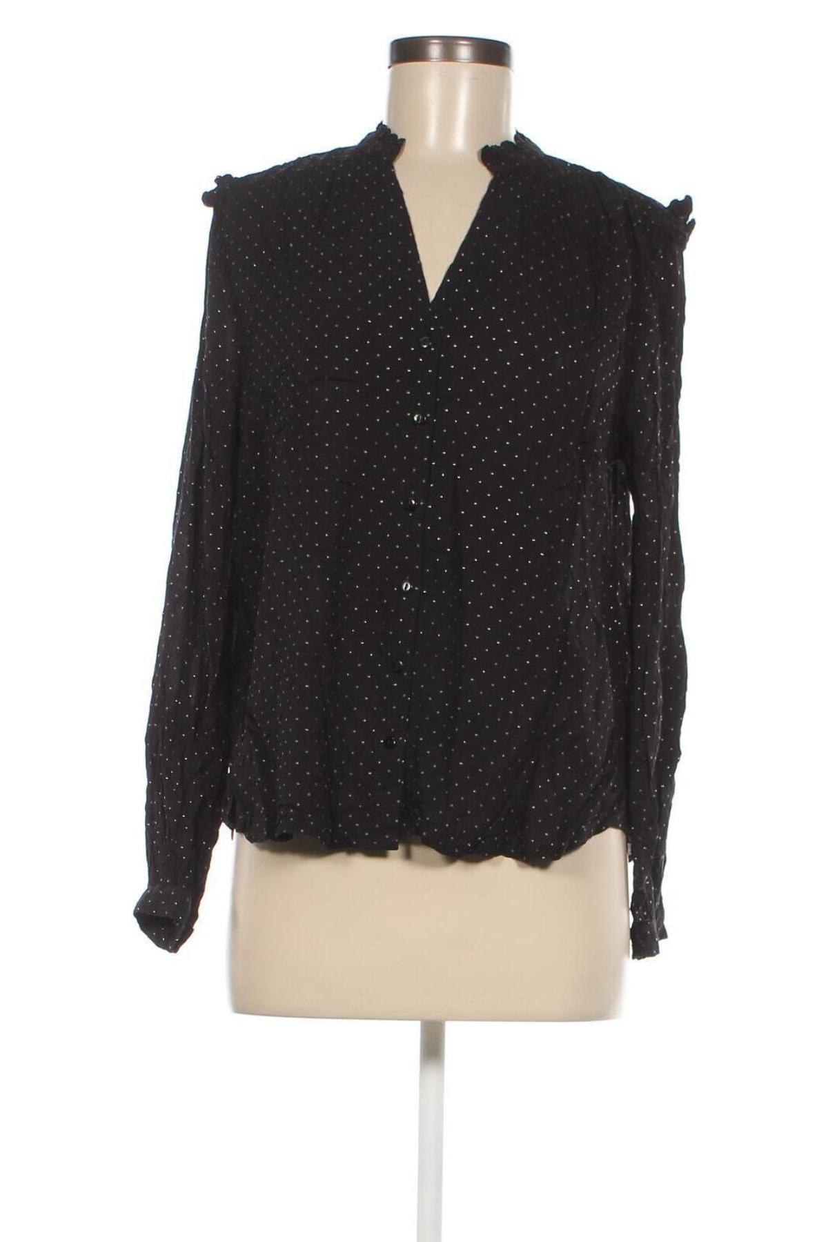 Γυναικείο πουκάμισο Cache Cache, Μέγεθος M, Χρώμα Μαύρο, Τιμή 2,47 €