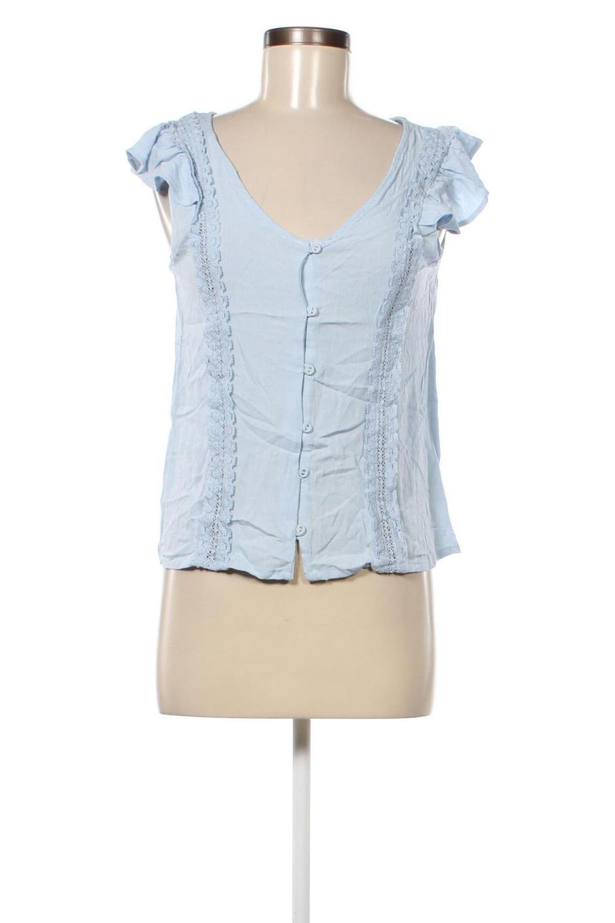 Γυναικείο πουκάμισο My Hailys, Μέγεθος S, Χρώμα Μπλέ, Τιμή 8,04 €