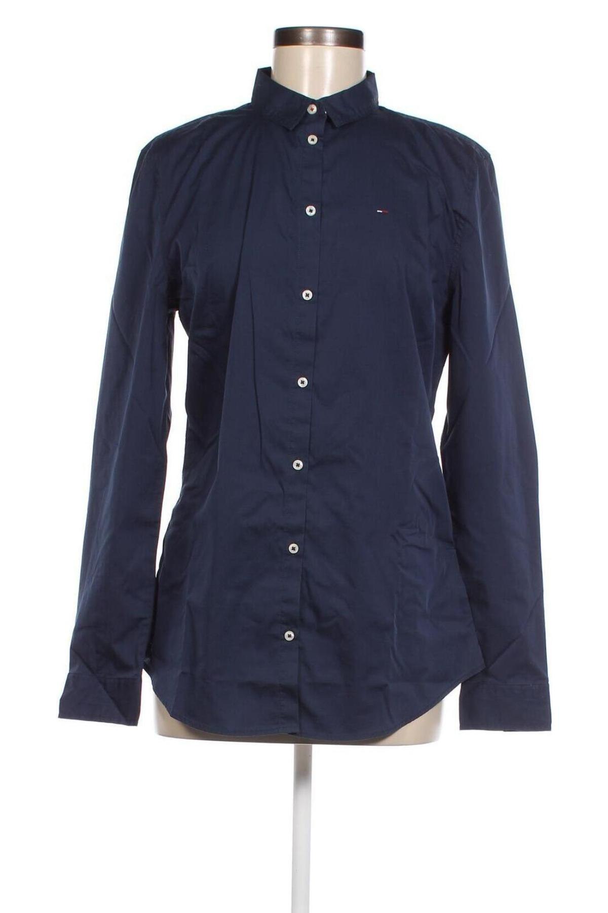 Γυναικείο πουκάμισο Tommy Hilfiger, Μέγεθος XS, Χρώμα Μπλέ, Τιμή 92,78 €