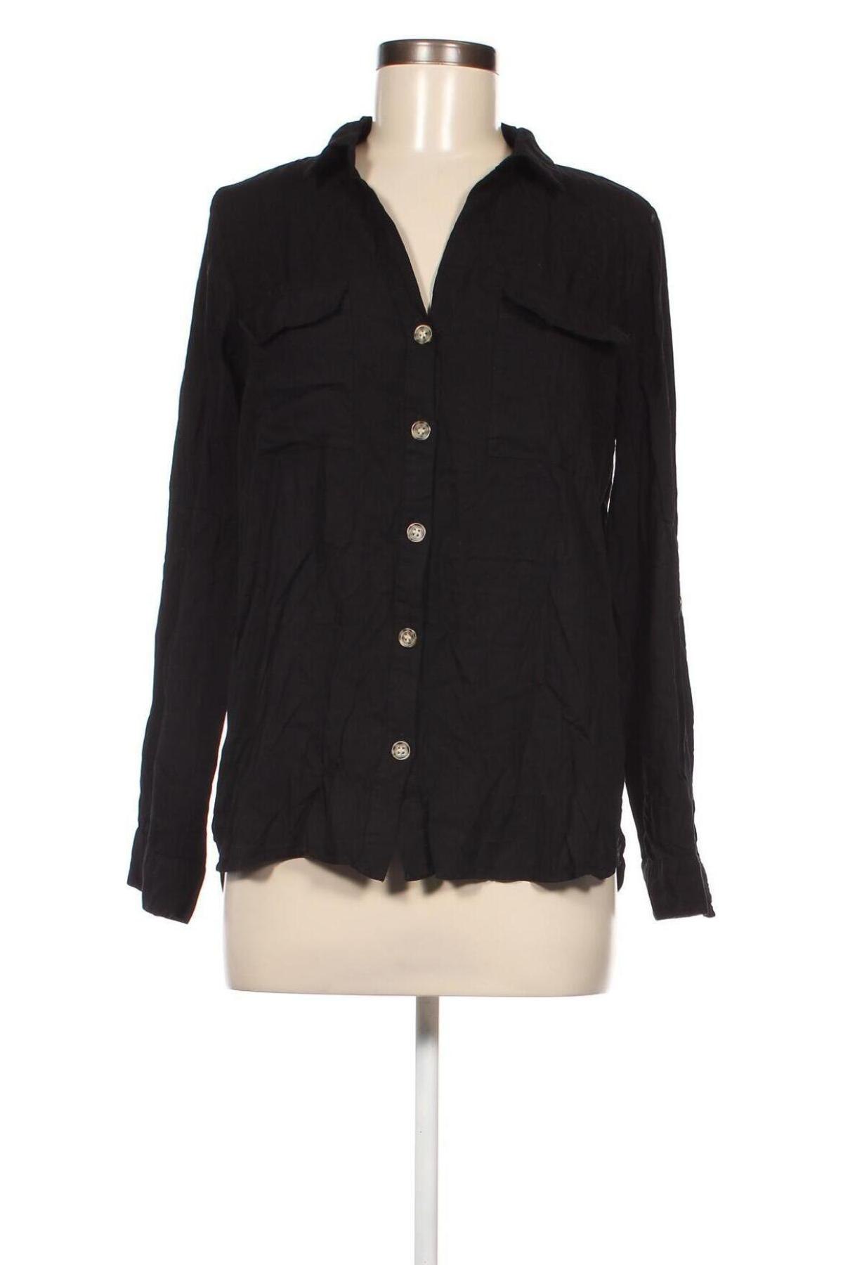 Γυναικείο πουκάμισο Vero Moda, Μέγεθος L, Χρώμα Μαύρο, Τιμή 7,01 €