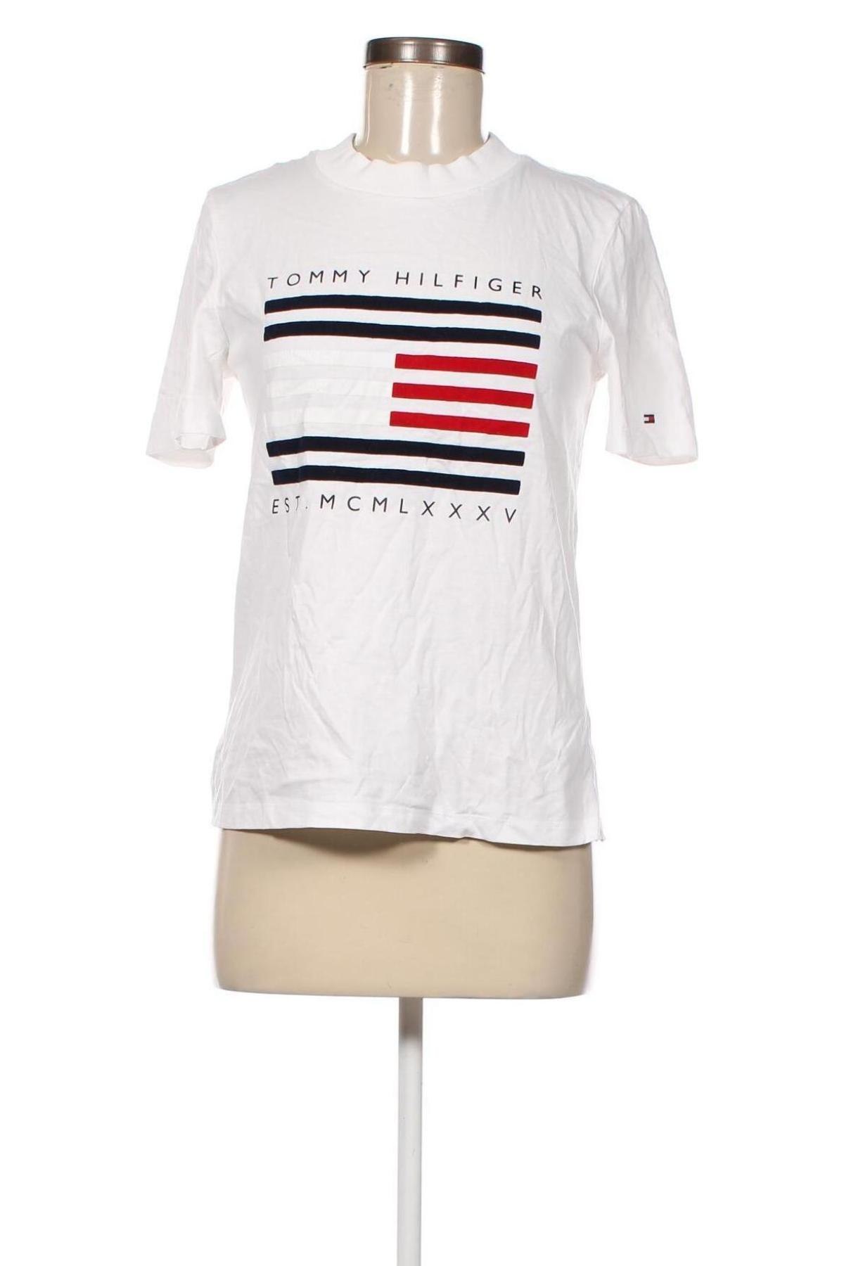 Tricou de femei Tommy Hilfiger, Mărime S, Culoare Alb, Preț 223,68 Lei