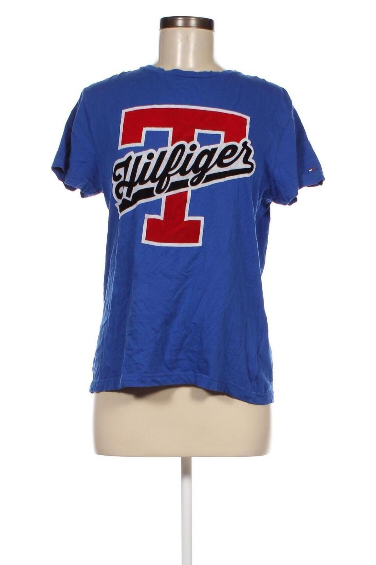 Γυναικείο t-shirt Tommy Hilfiger, Μέγεθος M, Χρώμα Μπλέ, Τιμή 42,06 €